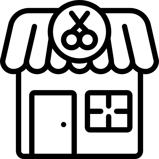 Парикмахерская Basic Miscellany Lineal иконка