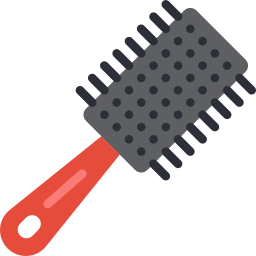 Hair brush Basic Miscellany Flat icon