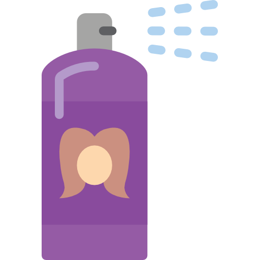 Hairspray Basic Miscellany Flat icon