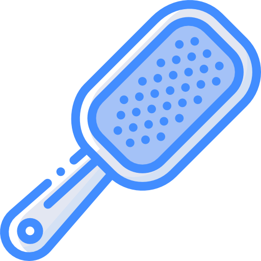 cepillo de pelo Basic Miscellany Blue icono