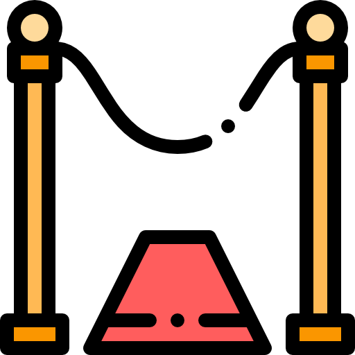 レッドカーペット Detailed Rounded Lineal color icon