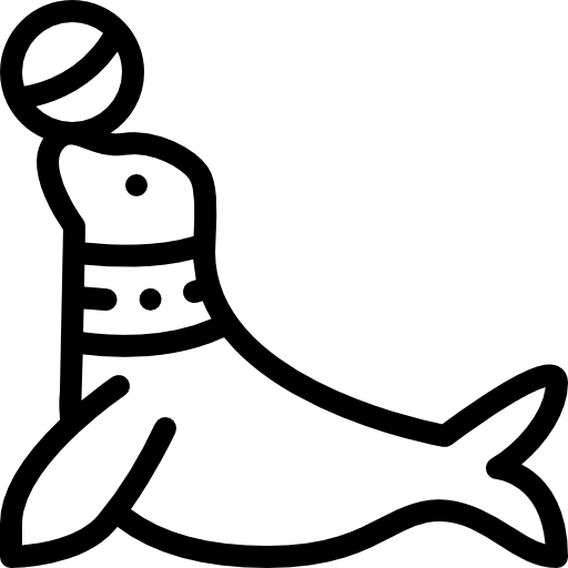 foka Detailed Rounded Lineal ikona