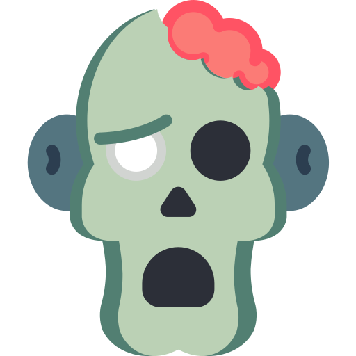 zombie Basic Miscellany Flat icona