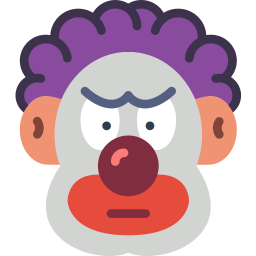 clown Basic Miscellany Flat icona