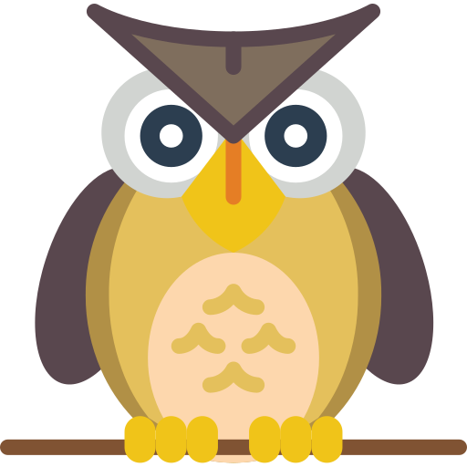 Owl Basic Miscellany Flat icon