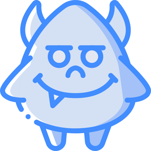 悪魔 Basic Miscellany Blue icon