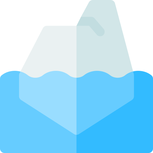 iceberg Basic Rounded Flat icono
