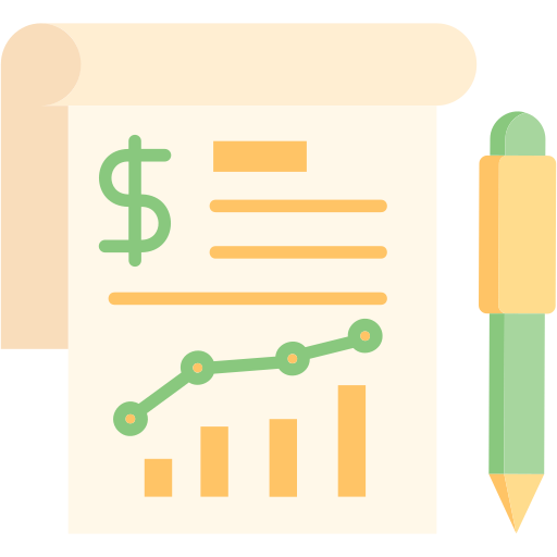 Financial statement Generic color fill icon