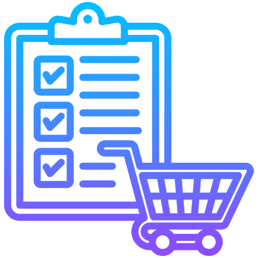 ordinazione d'acquisto Generic gradient outline icona