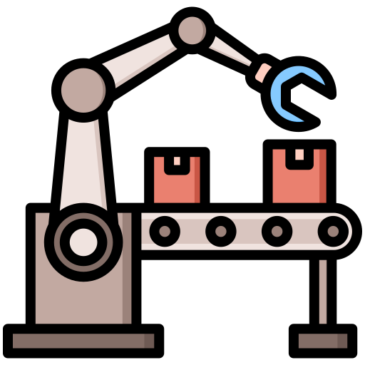 Industry 4.0 Generic color lineal-color icon