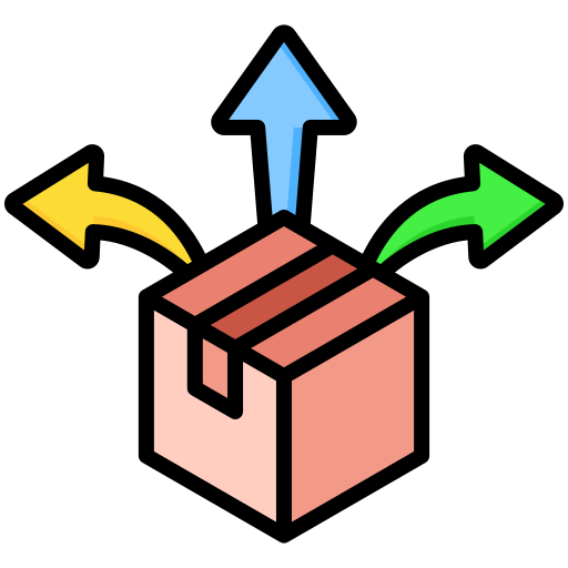 분포 Generic color lineal-color icon