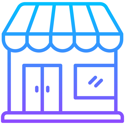 Retail Generic gradient outline icon