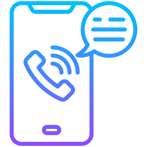 電話をかける Generic gradient outline icon