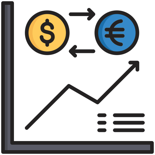 Foreign exchange Generic color lineal-color icon