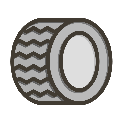 Tire Generic color lineal-color icon