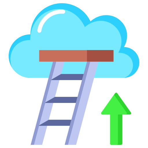 Career ladder Generic color fill icon