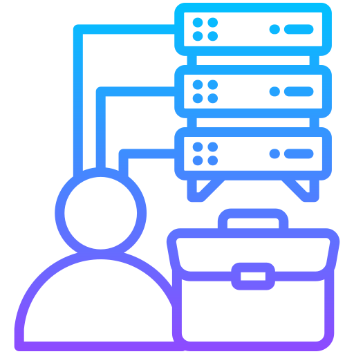 mitarbeiterdaten Generic gradient outline icon