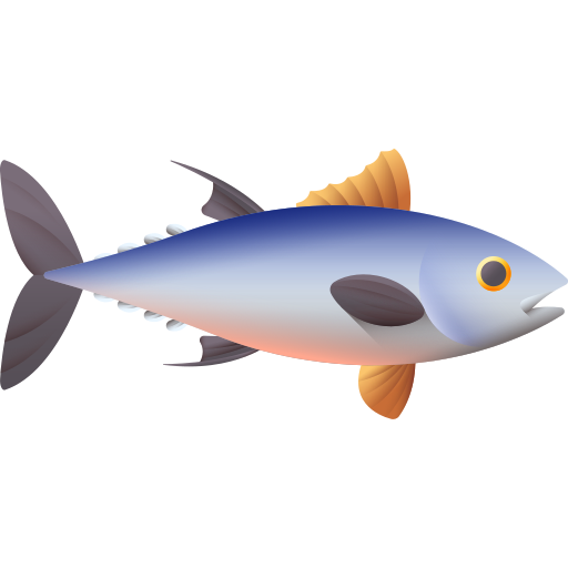 Tuna 3D Color icon