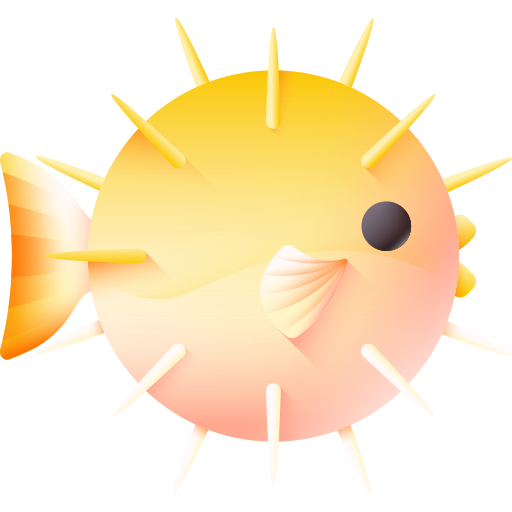 kugelfisch 3D Color icon