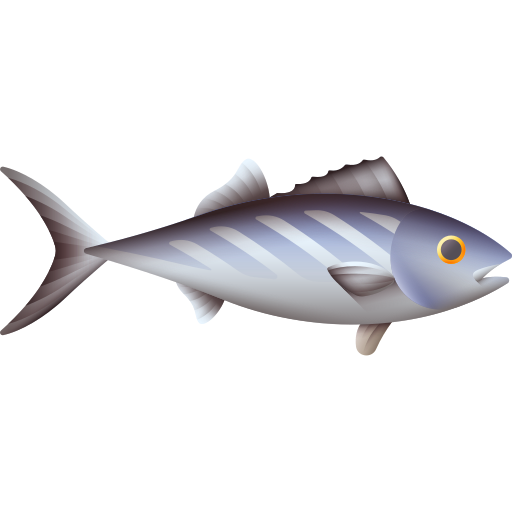 peixe bonito 3D Color Ícone