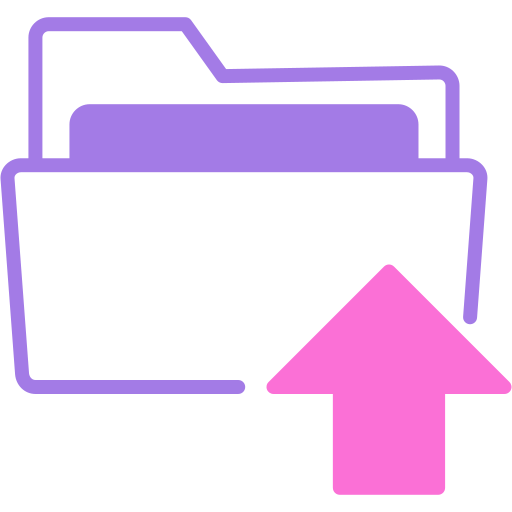 Upload folder Generic color fill icon