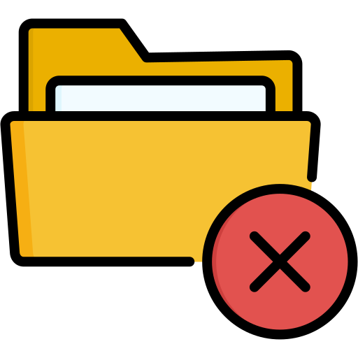 Remove folder Generic color lineal-color icon