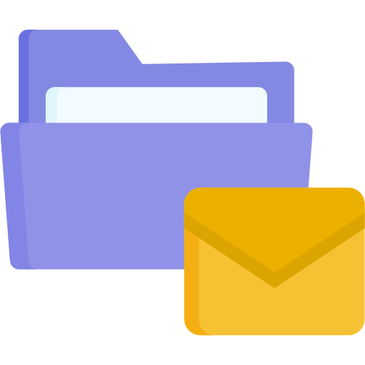 folder e-mail Generic color fill ikona