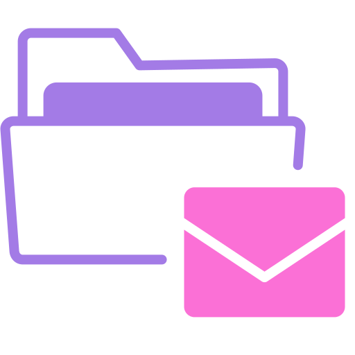 Email folder Generic color fill icon