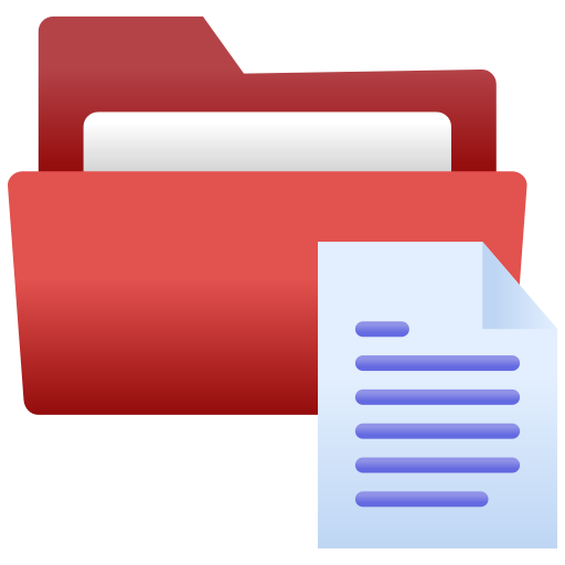 File folder Generic gradient fill icon
