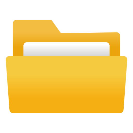 Open folder Generic gradient fill icon
