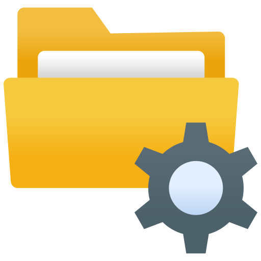 Folder Generic gradient fill icon