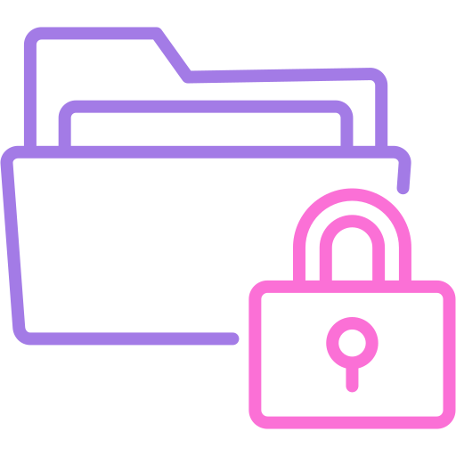 Secure folder Generic color outline icon