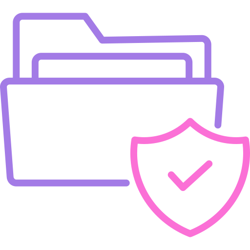 Secure folder Generic color outline icon