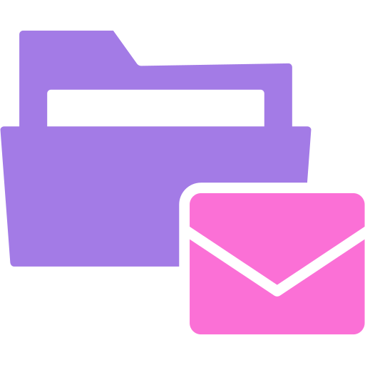 Email folder Generic color fill icon