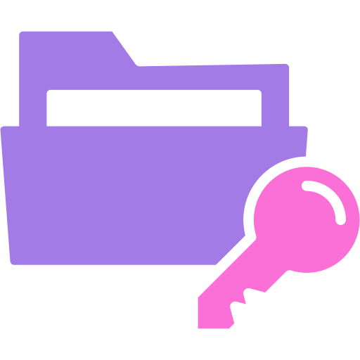 Secure folder Generic color fill icon