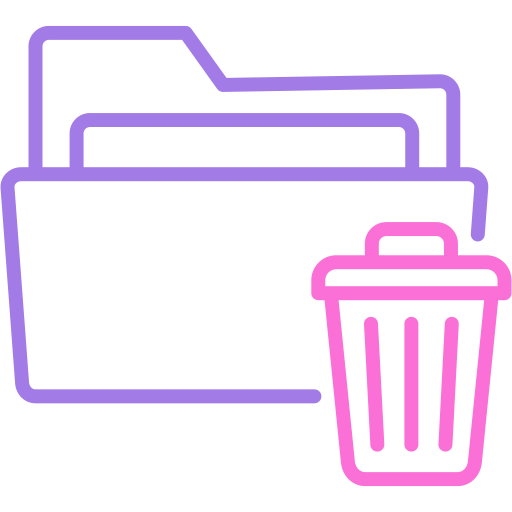 papierkorbordner Generic color outline icon