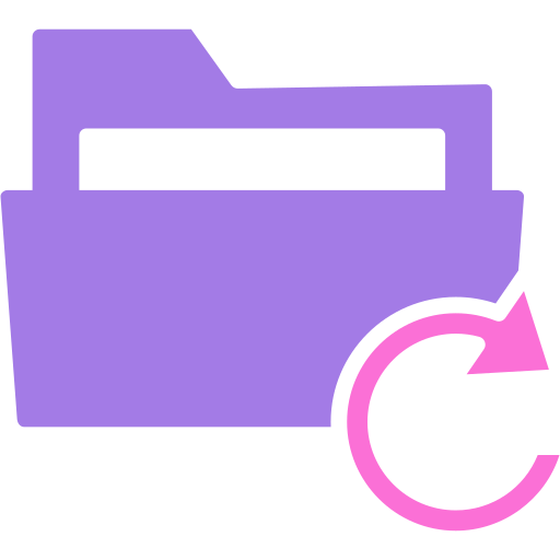 폴더 복원 Generic color fill icon