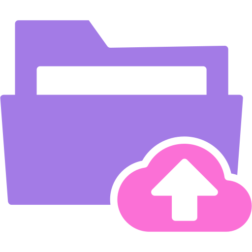 cloud-upload Generic color fill icon