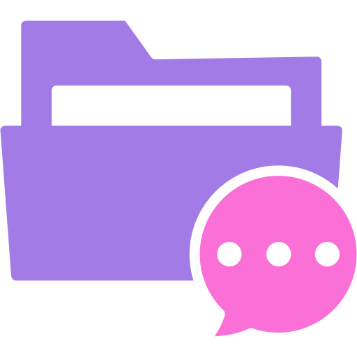 フォルダ Generic color fill icon