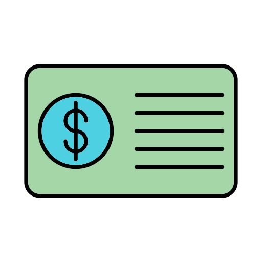 Paycheck Generic color lineal-color icon