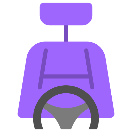Car seats Generic color fill icon