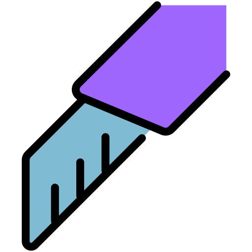 커터 Generic color lineal-color icon