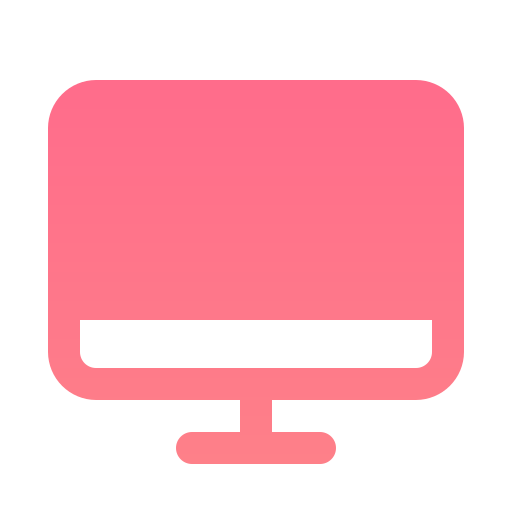 Desktop Generic gradient fill icon
