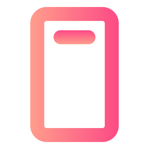 mobiel Generic gradient outline icoon