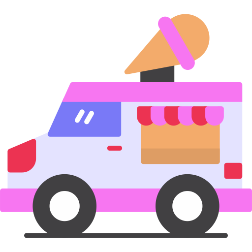 camion dei gelati Generic color fill icona