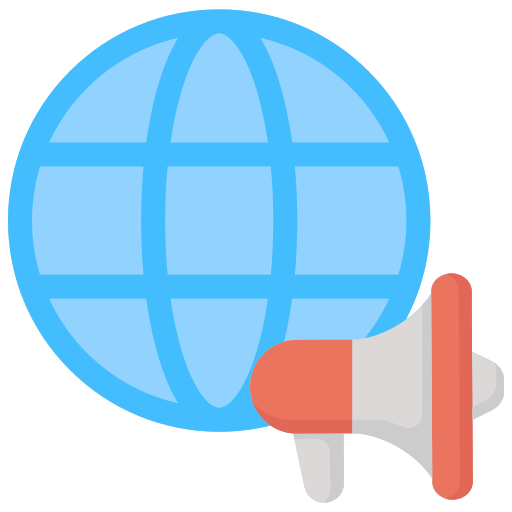 Global marketing Generic color fill icon