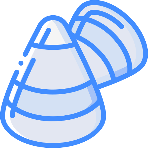 Candy corn Basic Miscellany Blue icon