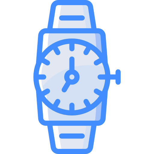 Wristwatch Basic Miscellany Blue icon