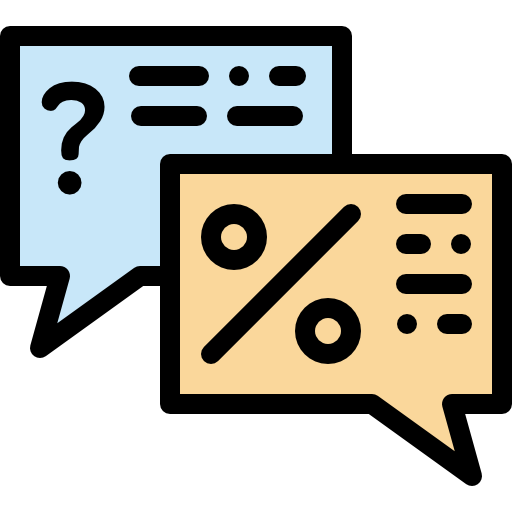 Conversation Detailed Rounded Lineal color icon