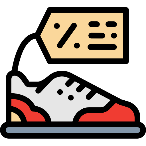Footwear Detailed Rounded Lineal color icon